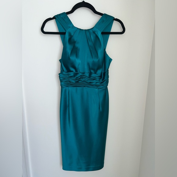 Adrianna Papell Dress 2P Emerald - Picture 1 of 2